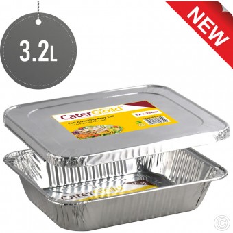 Medium Gastro Foil Roasting Tray With Foil Lid