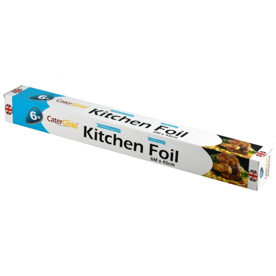 Premium Heavy Duty Aluminium Catering Kitchen Wrapping Baking Tin Foil (6M x 45cm) FOIL PRODUCTS image