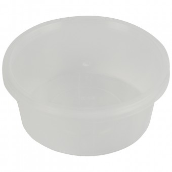 Microwave Plastic Food Containers Round 16oz 5pack