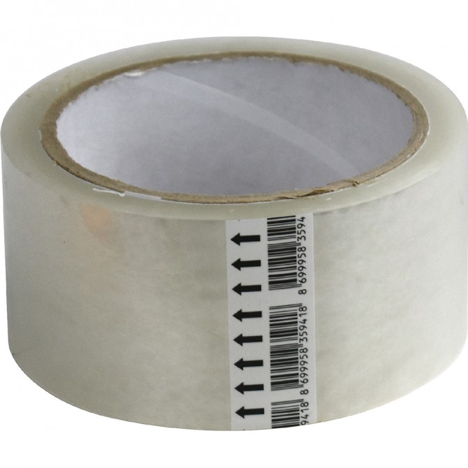 Packing Tape Clear 66M x 48MM Acrylic FURNITURE & FITTINGS image