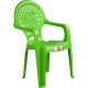 Sturdy Plastic Children's Chair with Hippo Design image