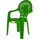 Sturdy Plastic Children's Chair with Hippo Design image