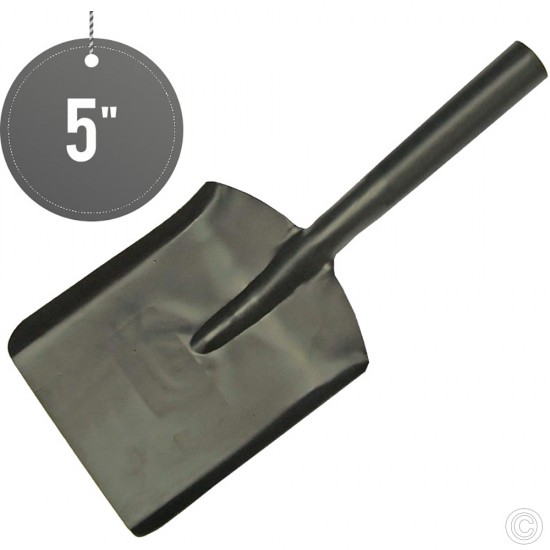 Galvanised Coal Shovel Black 5