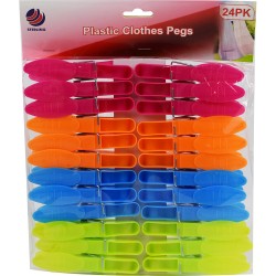 Plastic Cloth Pegs 24pk