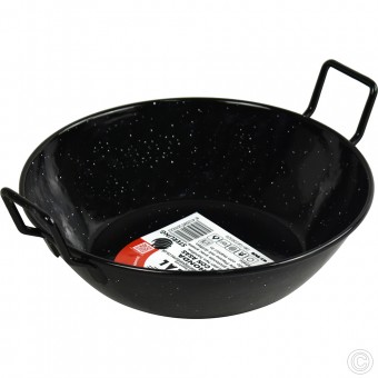 Non Stick Deep Enamel Wok 22cm