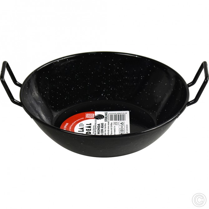 Non Stick Deep Enamel Wok 22cm NON STICK COOKWARE, COOKWARE image