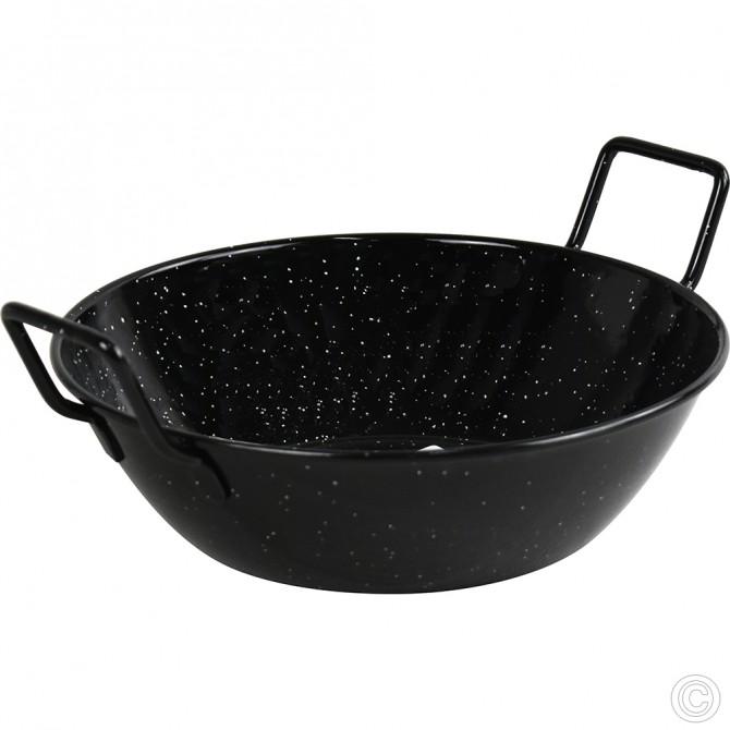 Non Stick Deep Enamel Wok 24cm image