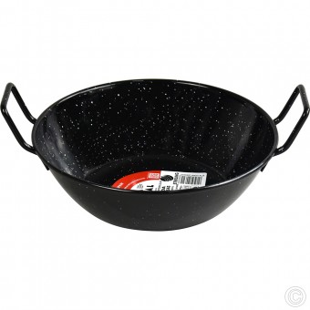 Non Stick Deep Enamel Wok 24cm