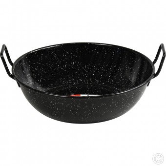 Non Stick Deep Enamel Wok 28cm