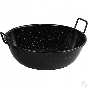 Non Stick Deep Enamel Wok 30cm