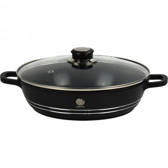 Non Stick Die-Cast Shallow Casserole Pot 28cm