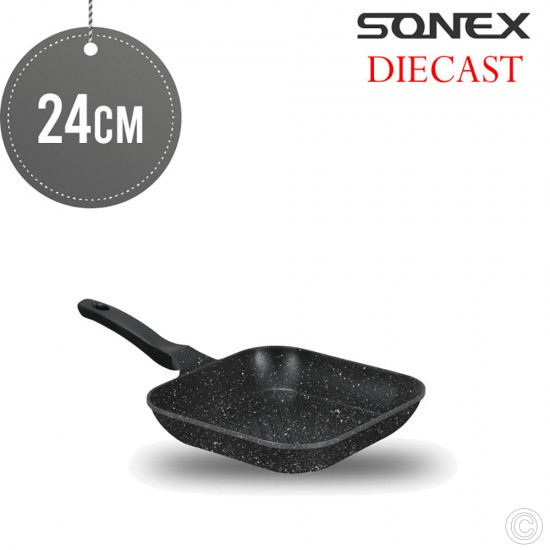 Sonex DieCast MARVEL 24CM Grill Pan Induction NON STICK COOKWARE image