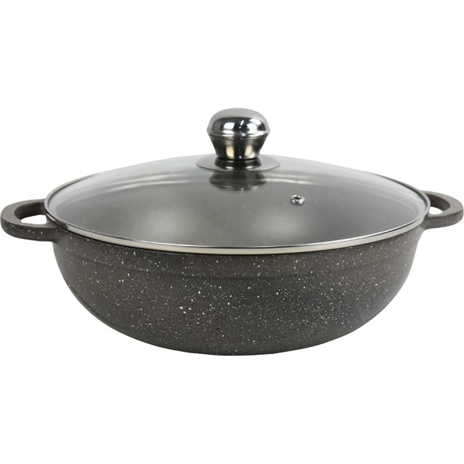 VINTON Non Stick Diecast Wok With Lid 22cm image