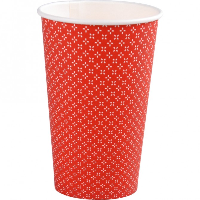 Single Walled Paper Cups 16oz 25pk image