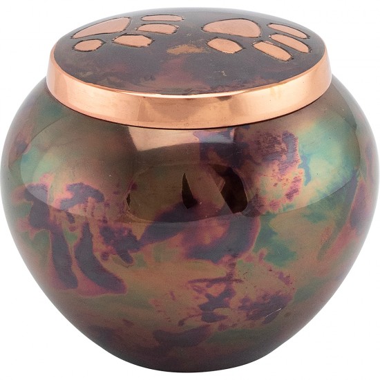 Cremation Brass Urn for Pet Ashes Screw Lid Design - Pet Ashes Keepsakes PET URNS image