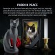 Pet Cremation Urn for Pet Ashes Screw Lid Design Purr in Peace Cat Urn image