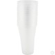 Disposable Plastic Cups 1 Pint 15pack Clear PLASTIC DISPOSABLE image