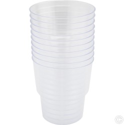 Reusable Plastic Cups 180CC 12pack Clear