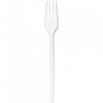 Reusable Plastic Fork 100 Pack Black