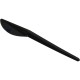 Reusable Plastic Knives 100 Pack Black image