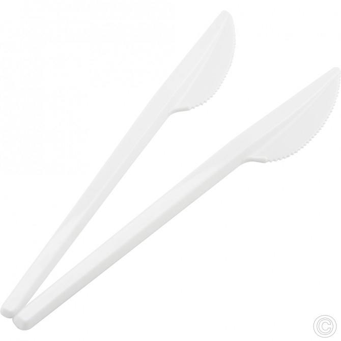 Disposable Plastic Knives 100pack DISPOSABLES, PLASTIC DISPOSABLE image