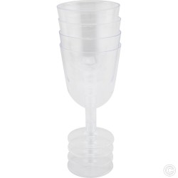 Reusable Wine Glass 150ml 4pk