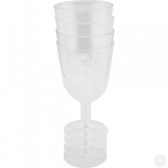 Reusable Wine Glass 150ml 4pk