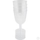 PS Wine Glass 150ml 4pk PLASTIC DISPOSABLE image