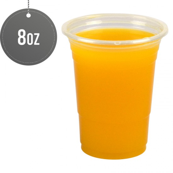 Smoothie Cup 8oz 20pk PLASTIC DISPOSABLE image