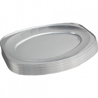 Heavy Duty Aluminium Oval Foil Platter 14