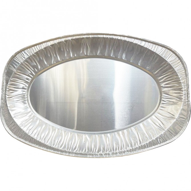 Heavy Duty Aluminium Oval Foil Platter 14