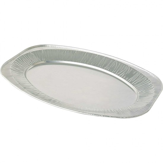 Heavy Duty Aluminium Oval Foil Platter 14