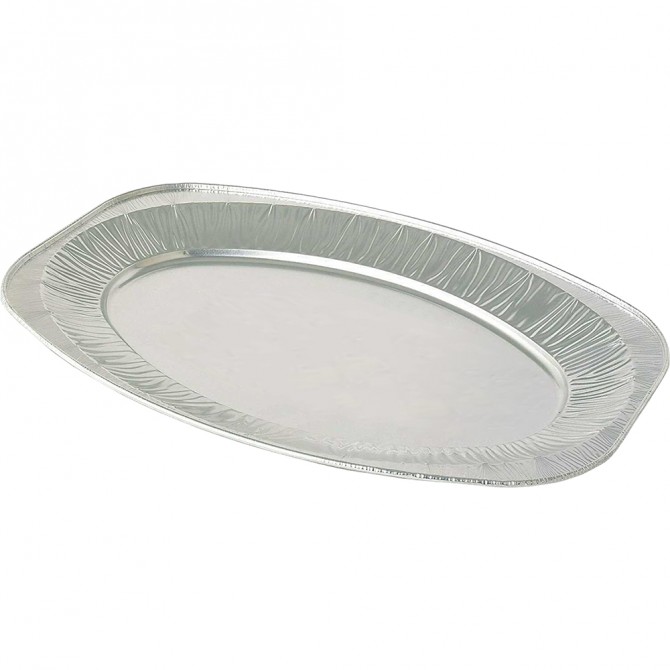 Heavy Duty Aluminium Oval Foil Platter 14