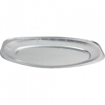 Heavy Duty Aluminium Oval Foil Platter 17