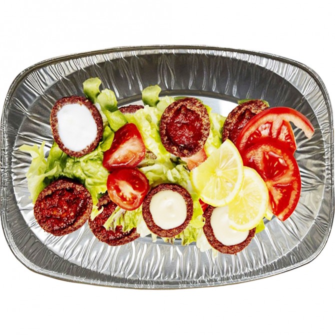 Heavy Duty Aluminium Oval Foil Platter 17