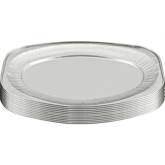 Heavy Duty Aluminium Oval Foil Platter 17