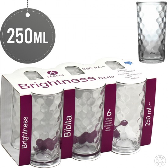 Brightness Bibita Tumblers 6 pack image