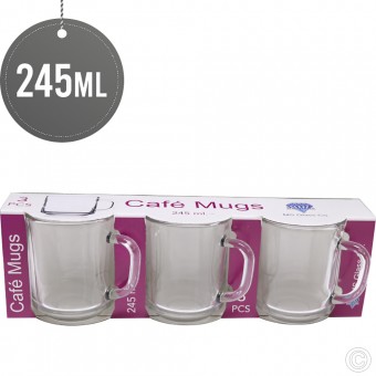 Coffee Mug 245ML 3 pack 