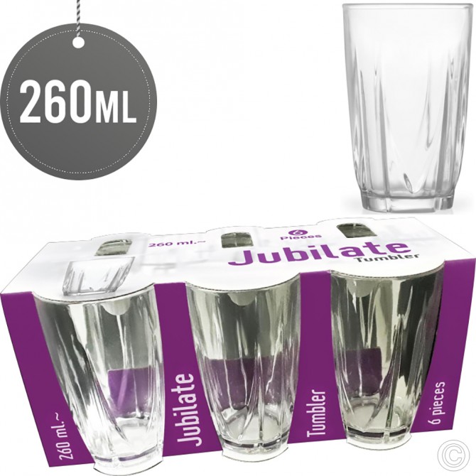 Jubilate Tumblers 260ML 6 pack image