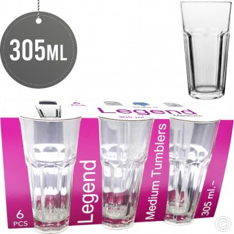 Legend Tumblers 305ML Octa Base 6 pack