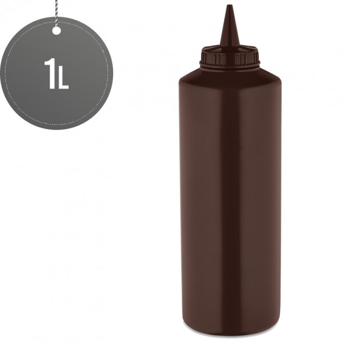 Sauce Bottle Brown 1000ml (35oz) image