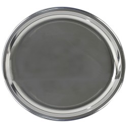 Stainless Steel  Dinner Plate 22cm