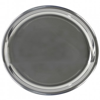 Stainless Steel  Dinner Plate 22cm