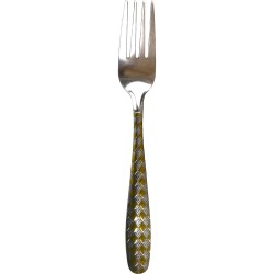 Stainless Steel GOLD Embellish Table Forks 6pk