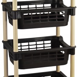 Modular Plastic Vegetable Rack 4 Tier