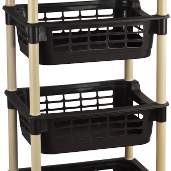 Modular Plastic Vegetable Rack 4 Tier