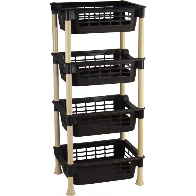 Modular Plastic Vegetable Rack 4 Tier STORAGE & ORGANISATION image