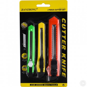 Utility Craft Knife 3pk