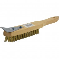 BBQ Grill Cleaning Brush with Scraper