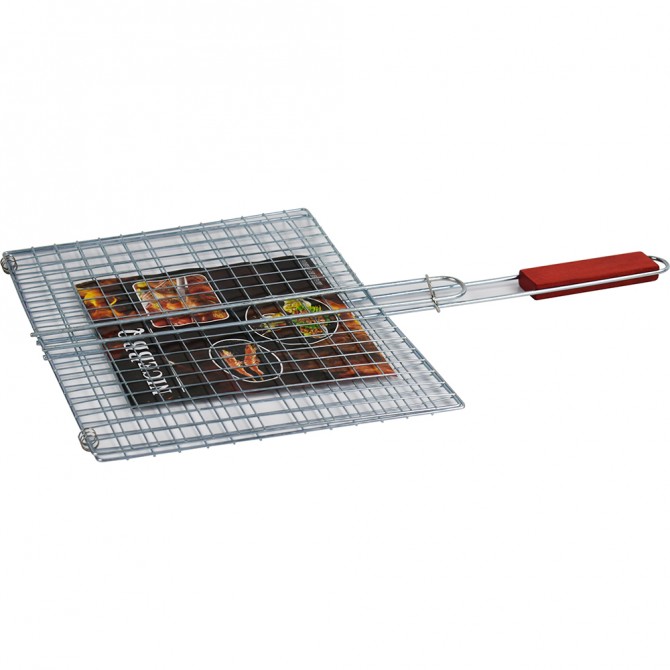 Stainless Steel BBQ Grill With Long Handle 50*35cm image